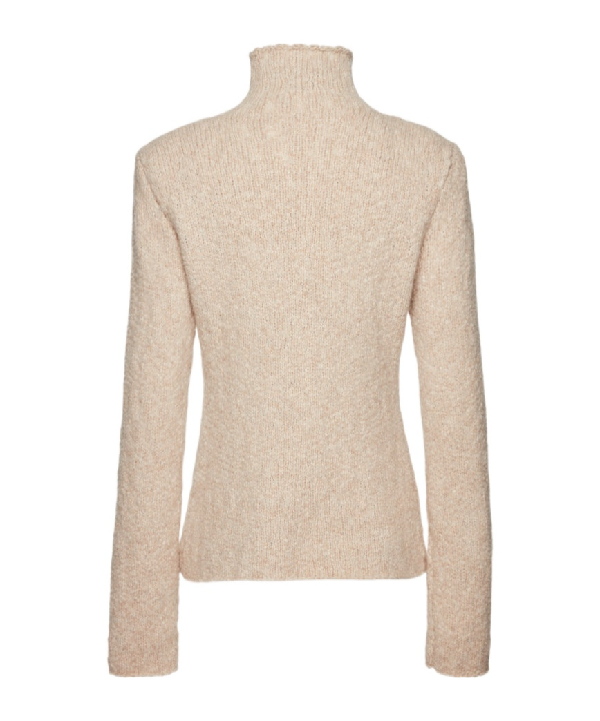 Magda Butrym Beige Alpaca Blend Sweater In Nude