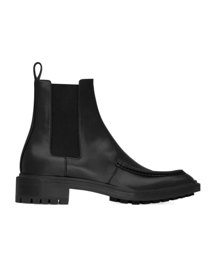 Saint Laurent Joe Chelsea Boots In Smooth Leather In Black