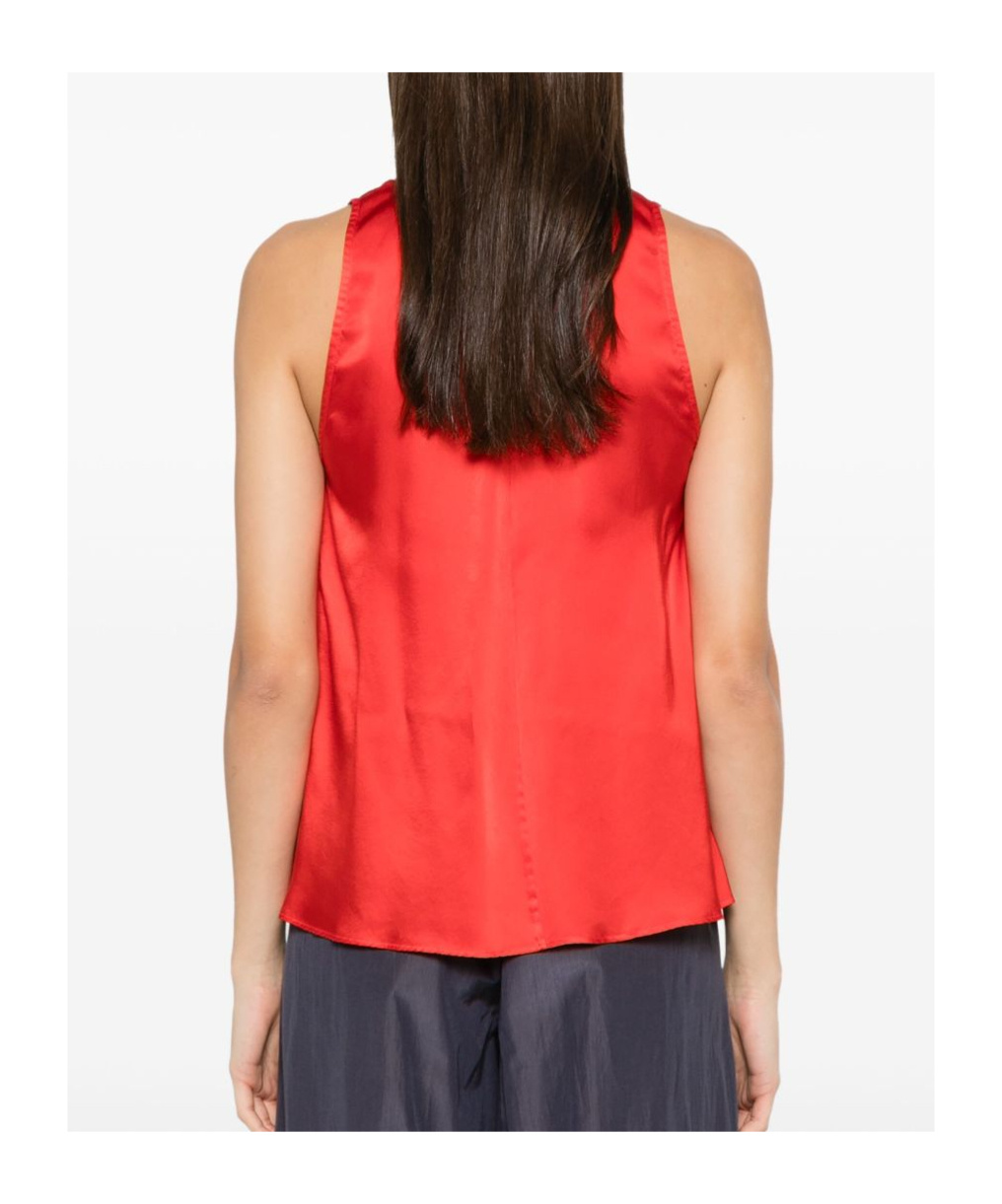 Shop Forte Forte Elegant V-neck Top In Silk