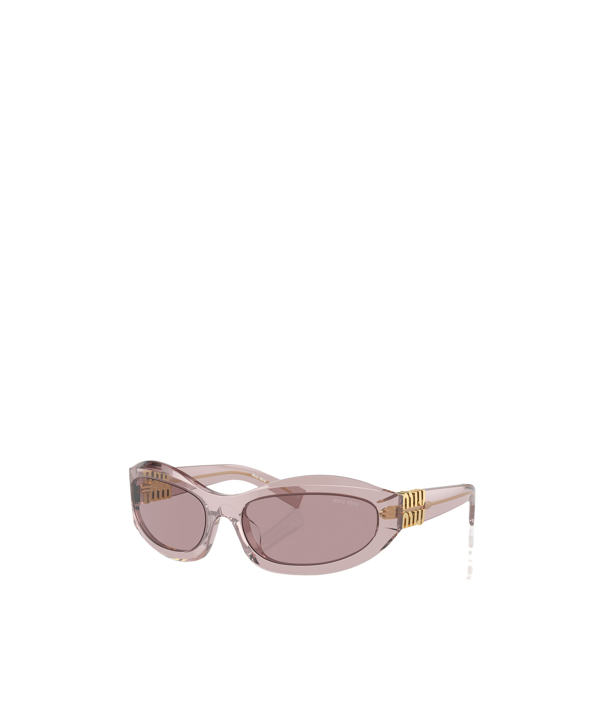 Miu Miu Sonnenbrille Mit Geometrischem Gestell In Nude