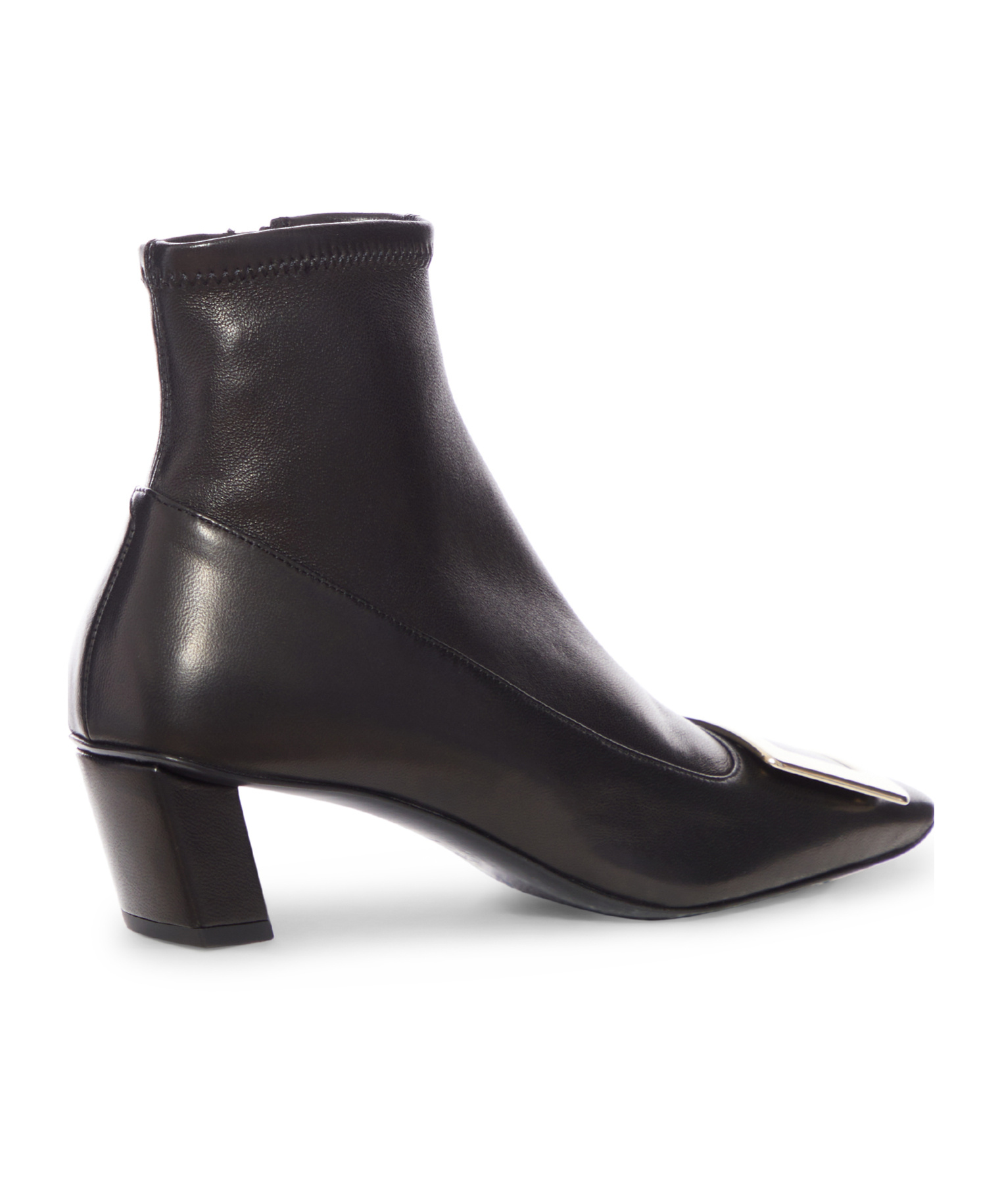 Roger Vivier Belle Vivier Bootie 45 In Black