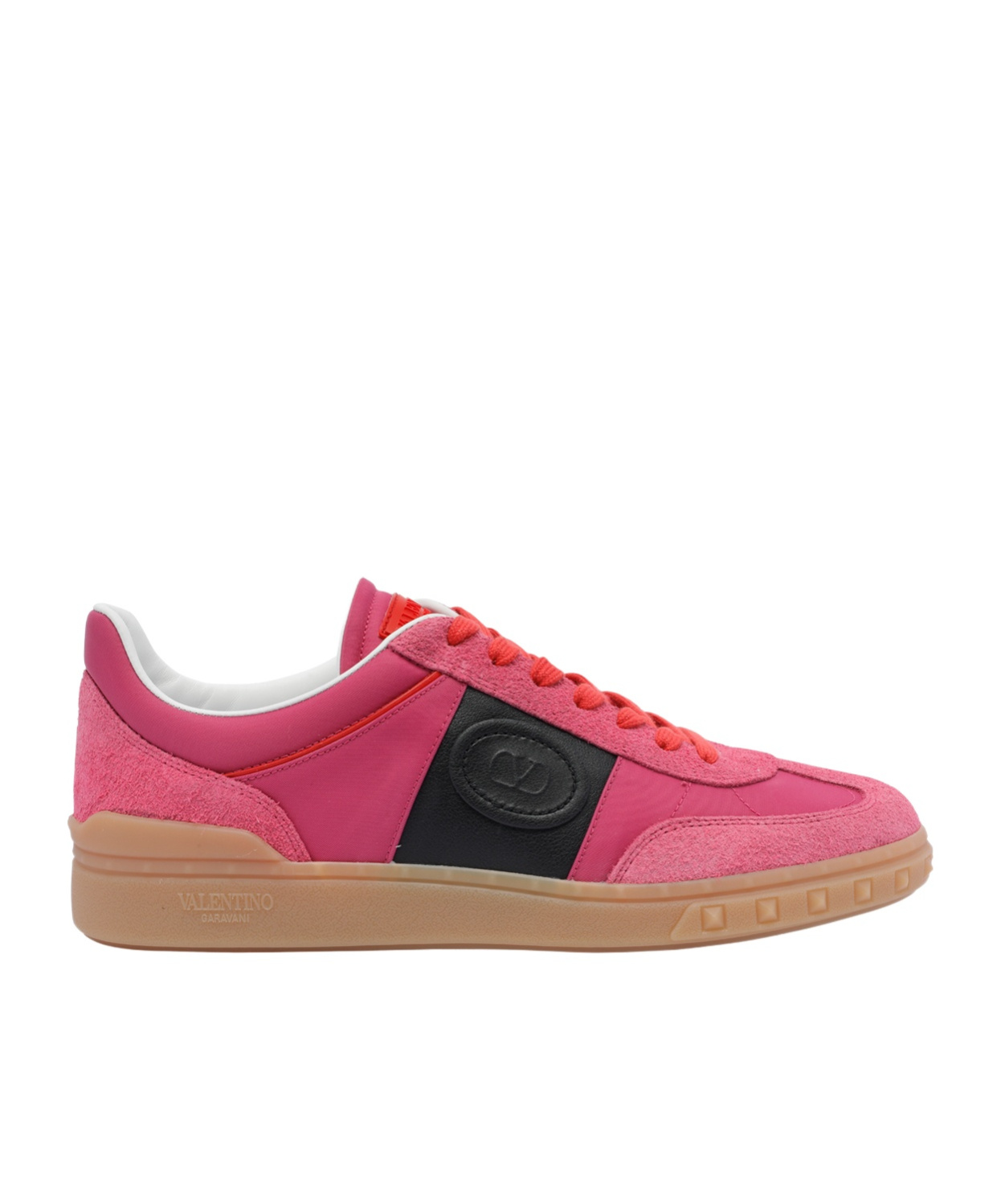 Valentino Lace-up Low-cut Casual Shoes In Multicolor