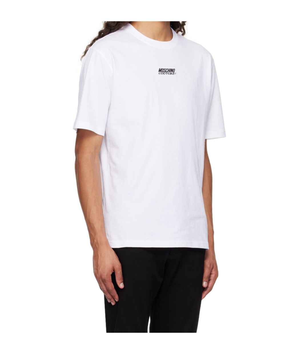 Moschino Man T-shirt White Size Xxl Cotton In White