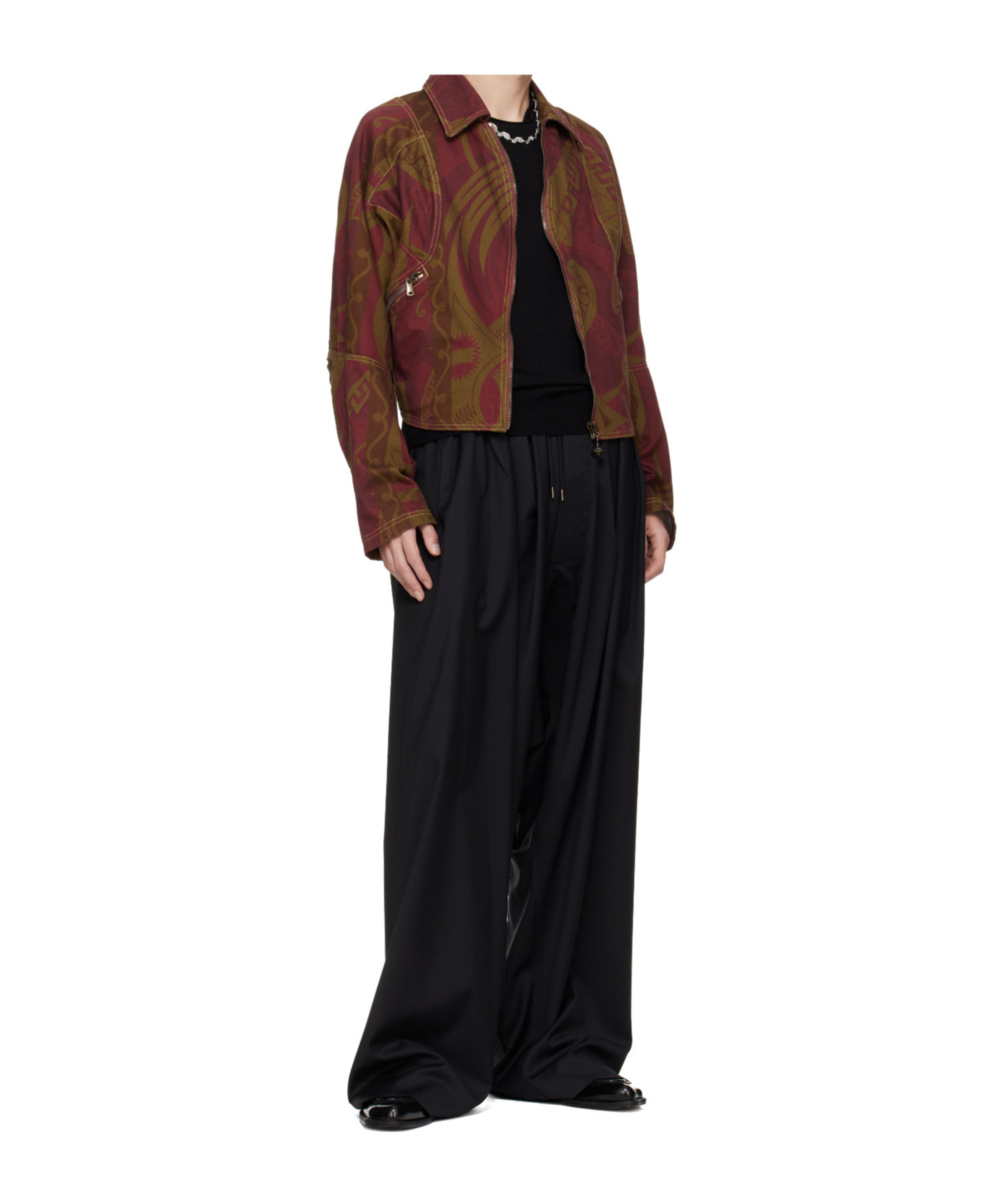 Vivienne Westwood Pourpoint Denim Jacket In Brown