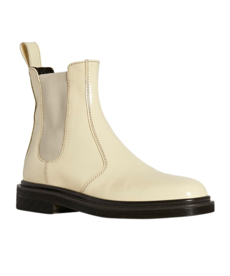 The Row Off-white Elastic Ranger Boots In Nude