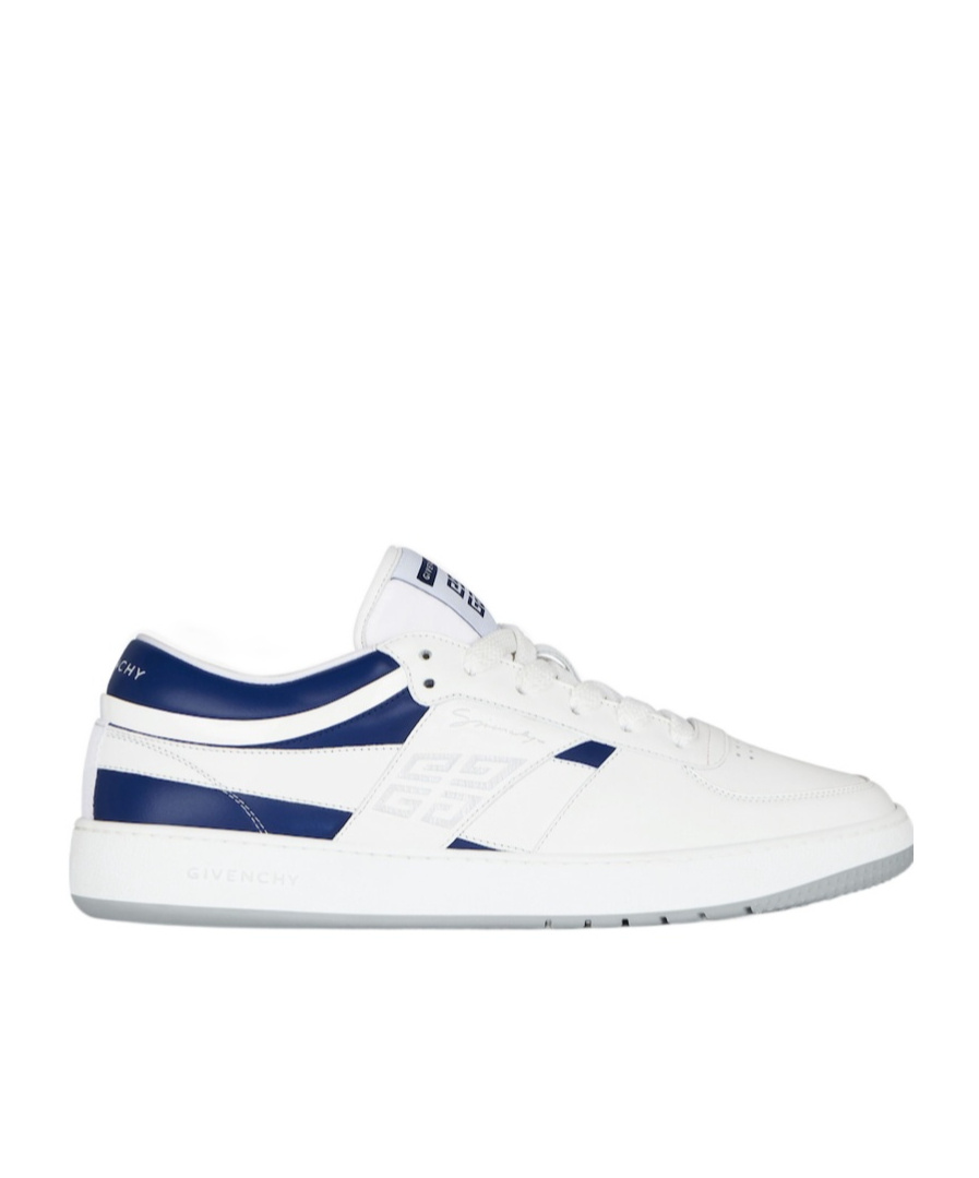 Givenchy White Leather G Move Sneakers In White