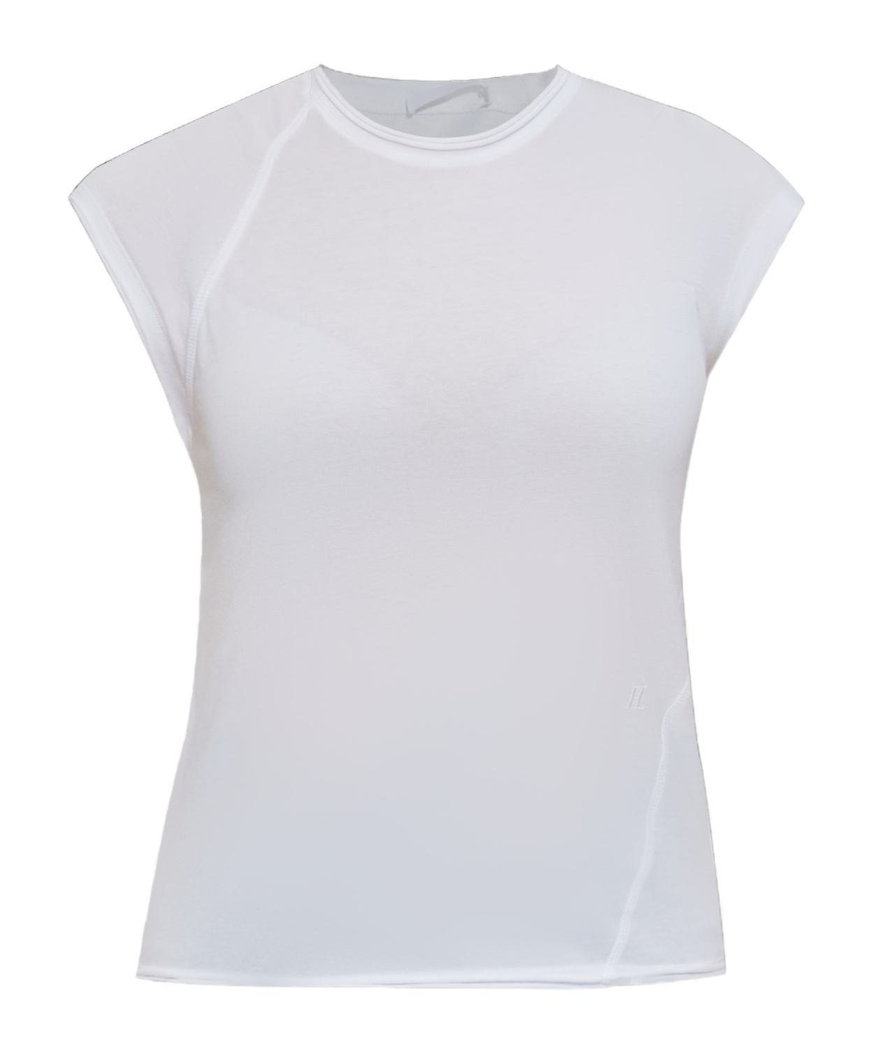 Helmut Lang Cropped Twisted Tee