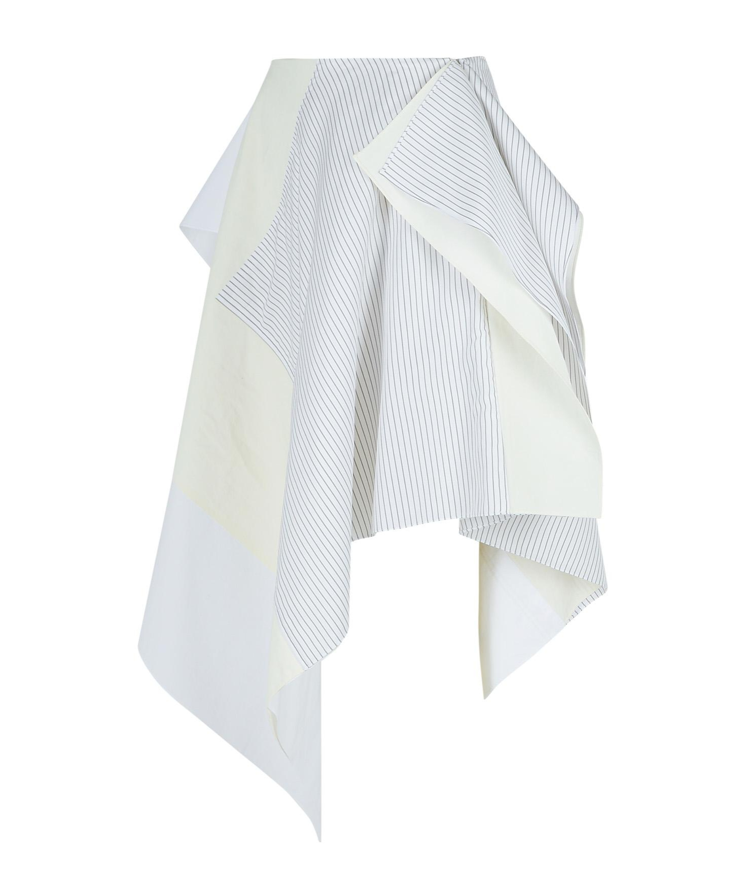 Jw Anderson Asymmetrical Skirt In White