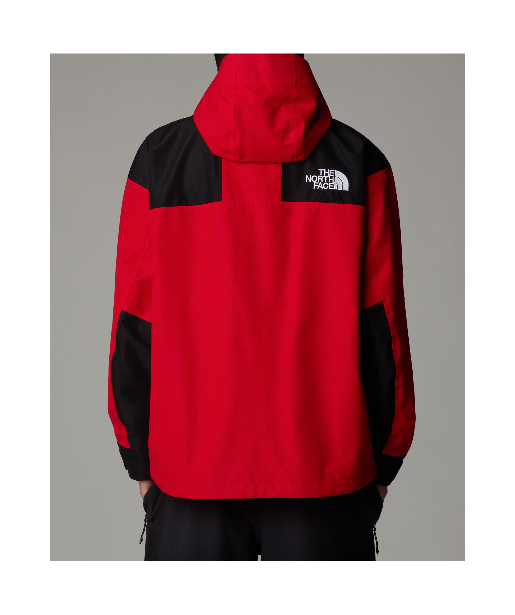 The North Face Mountain Mono Short Jacket In Red