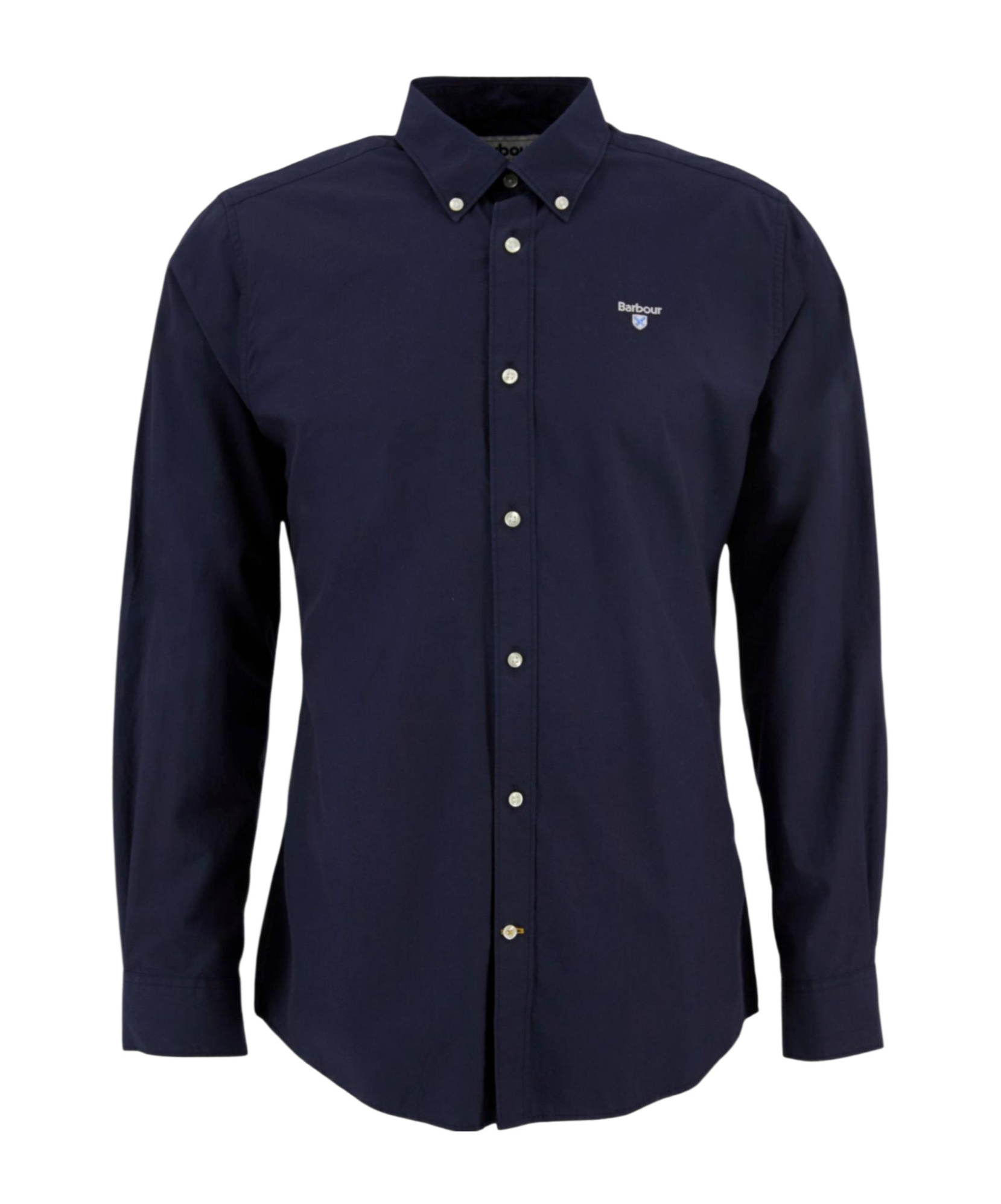 Barbour Treeport Long-sleeved Tailored Shirt In Blue