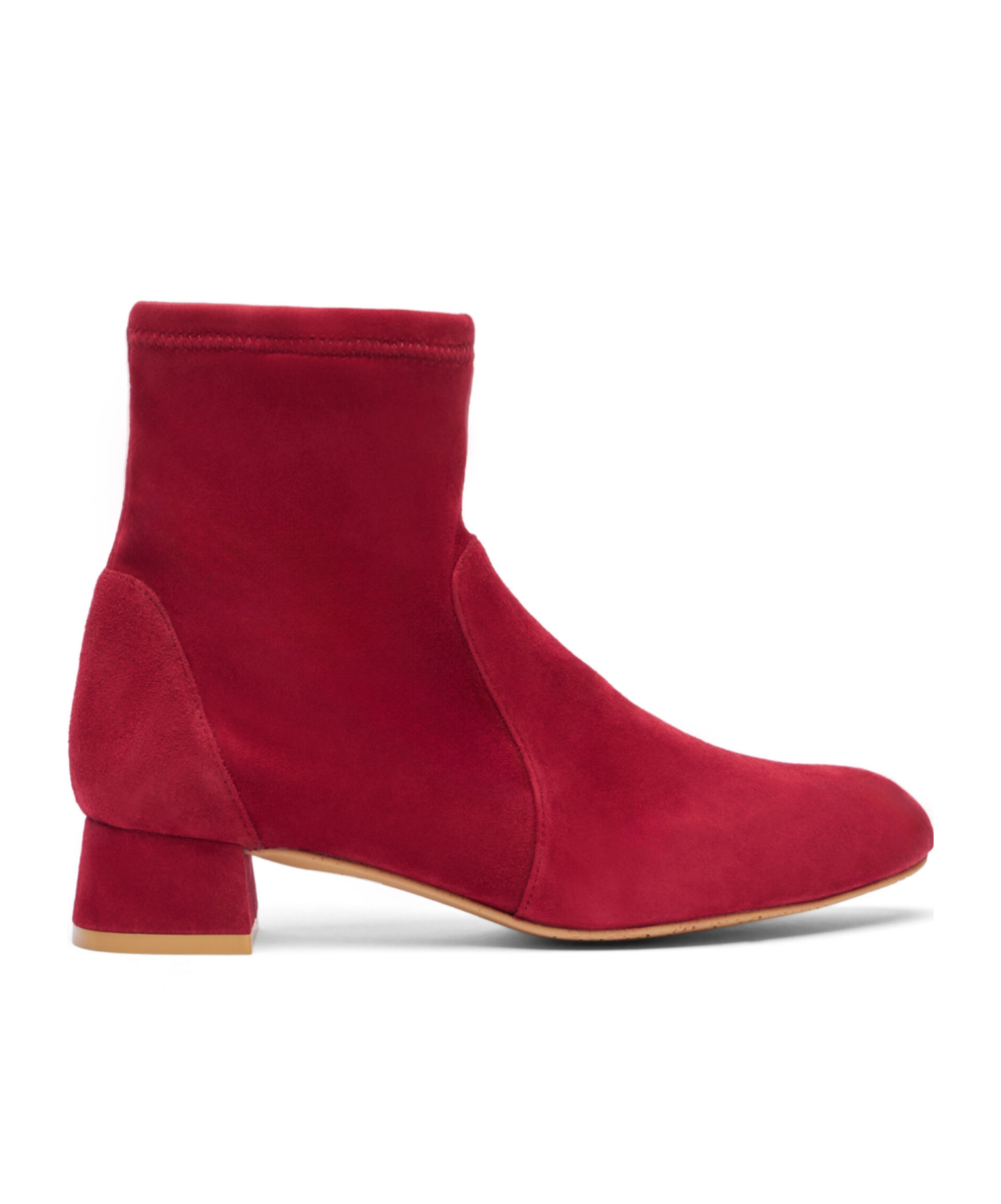 Stuart Weitzman Grace Sock Boots In Red