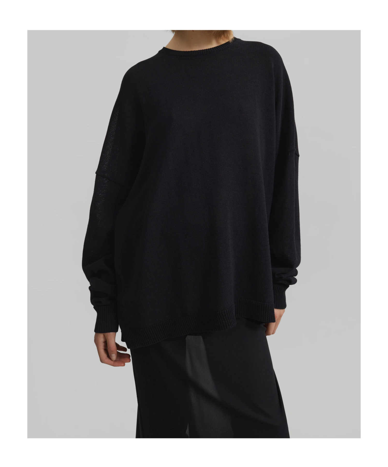 Shop The Frankie Shop Basel Crew Neck Sweater - Black