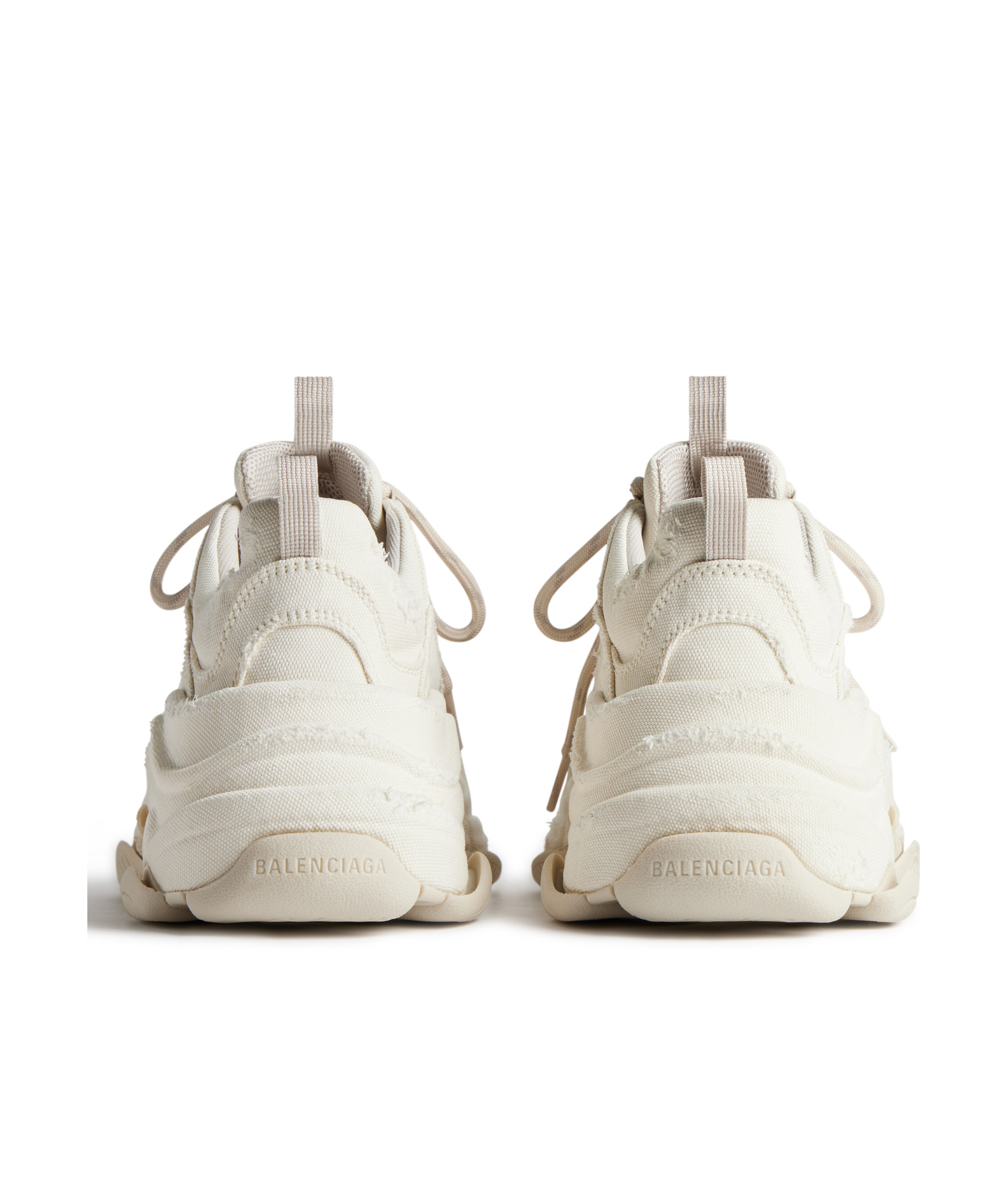 BALENCIAGA WOMEN'S TRIPLE S TRAINERS IN BEIGE