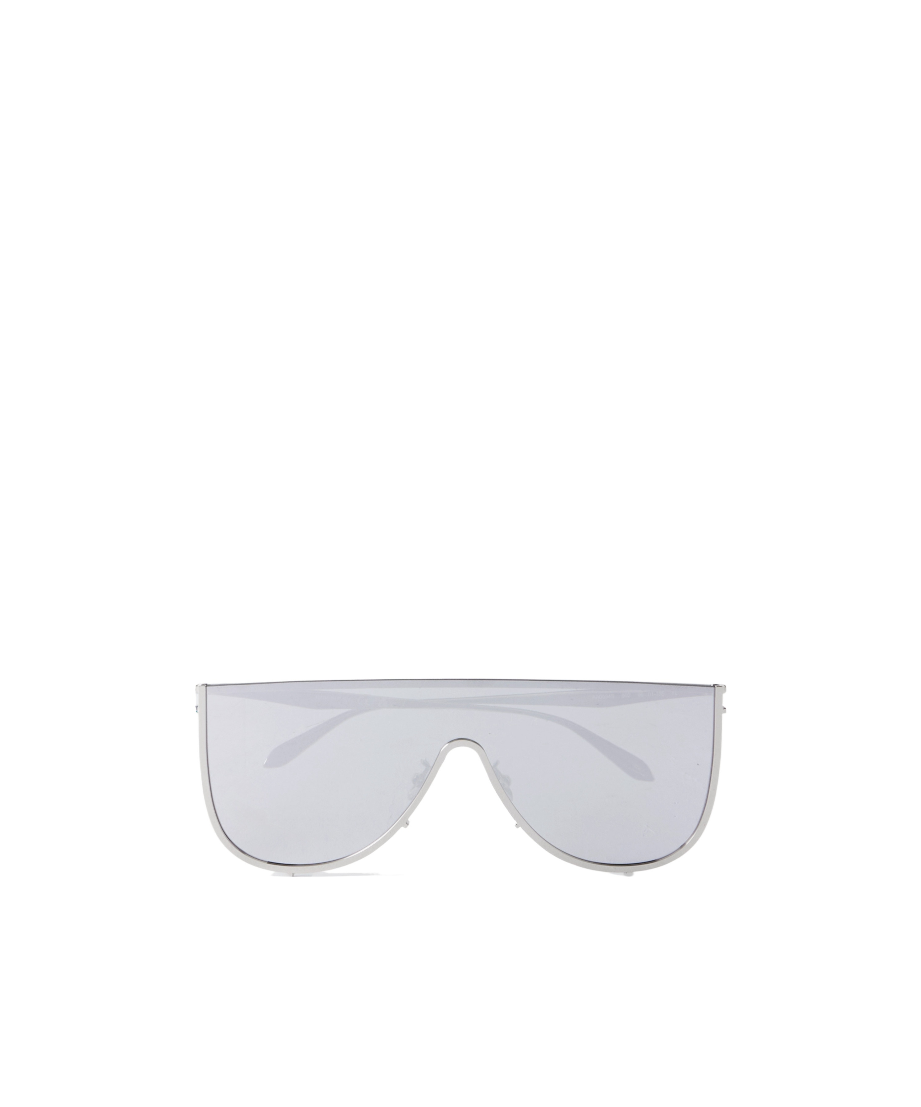 Alaïa Mask-framed Metal Sunglasses In White
