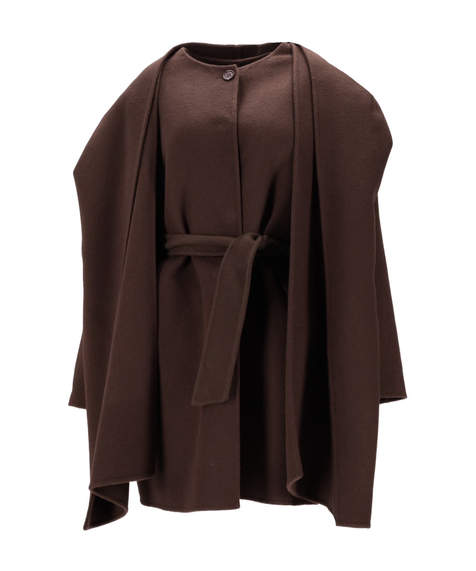 P.a.r.o.s.h Belted Coat In Black