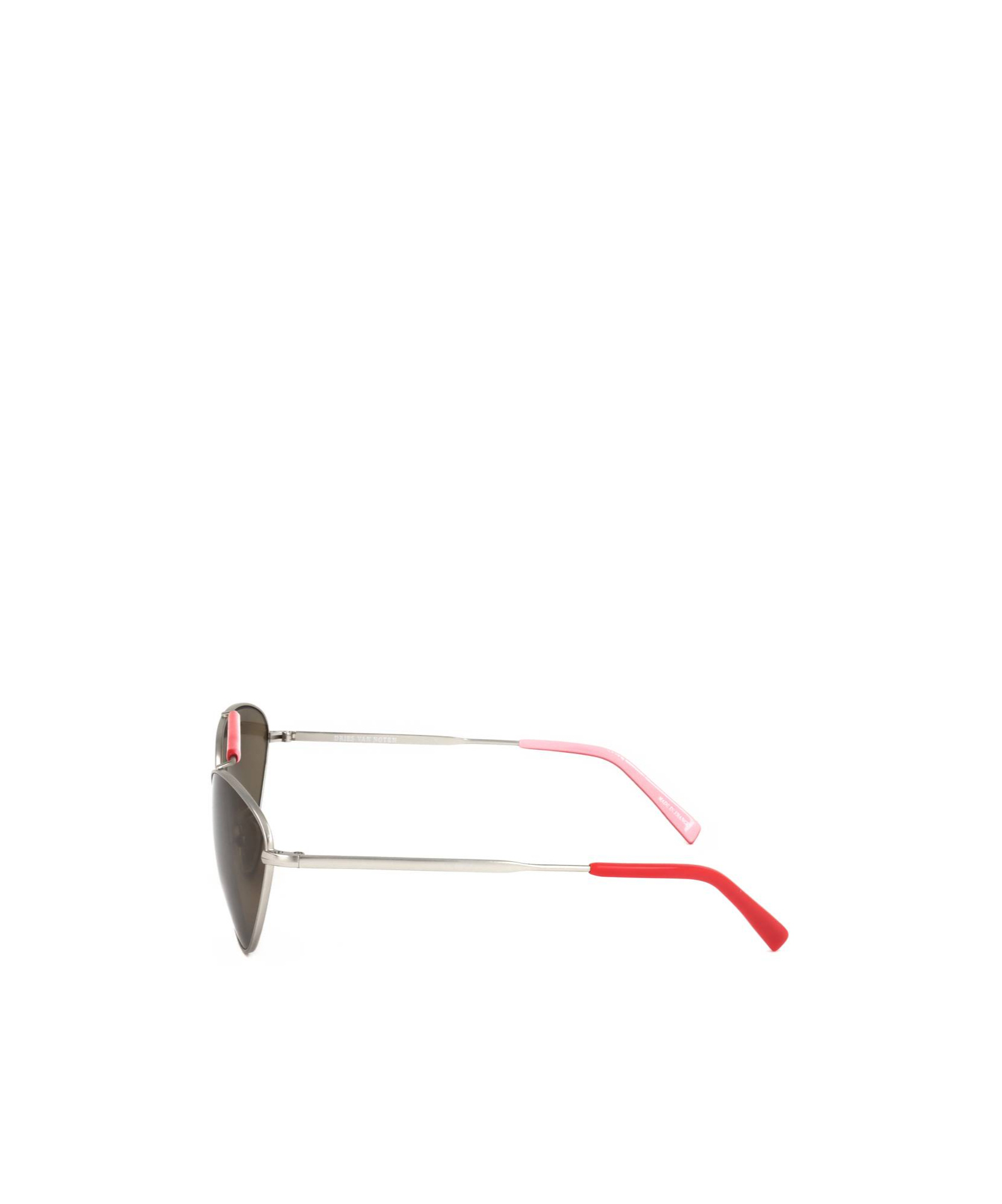 Dries Van Noten Linda Farrow X  Pilot Frame Sunglasses In Brown