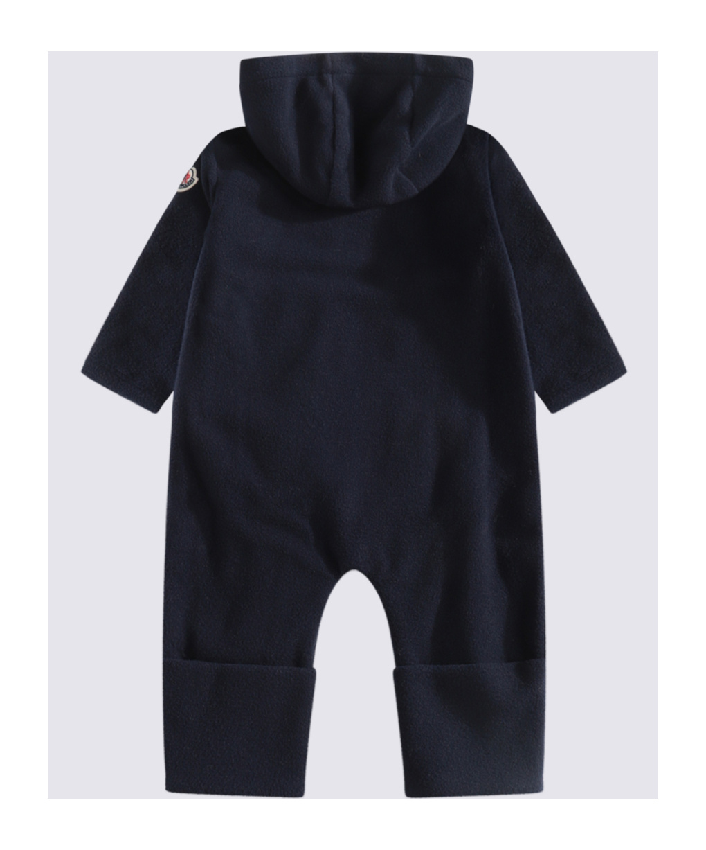 MONCLER MONCLER ENFANT LOGO PATCH HOODED ZIPPED TRACKSUIT