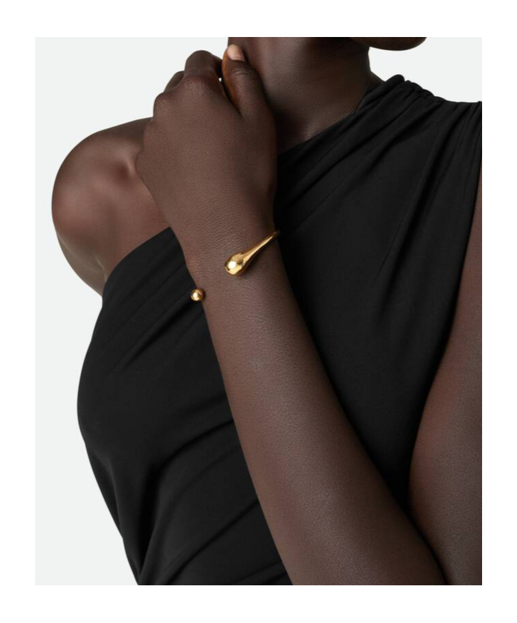 Bottega Veneta Drop Bracelet In Gold