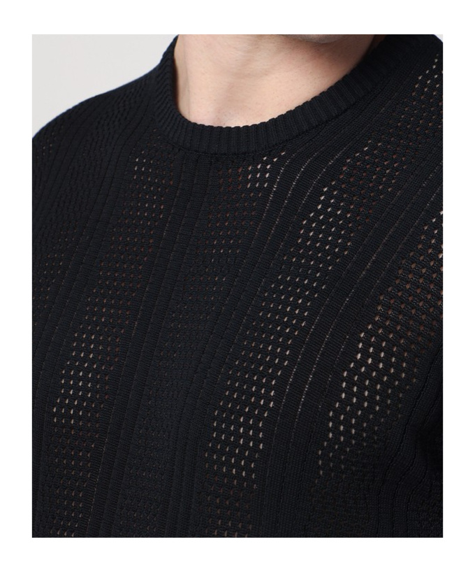Drumohr Round Neck Sweater In Black
