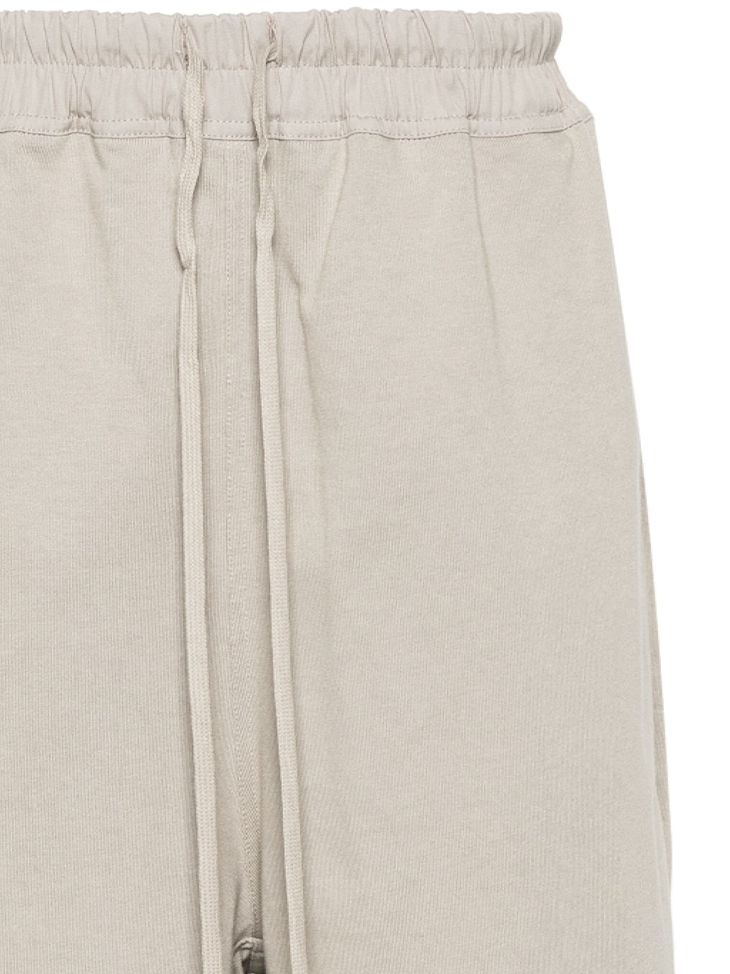 Rick Owens Drawstring Jersey Bermuda Shorts In Nude