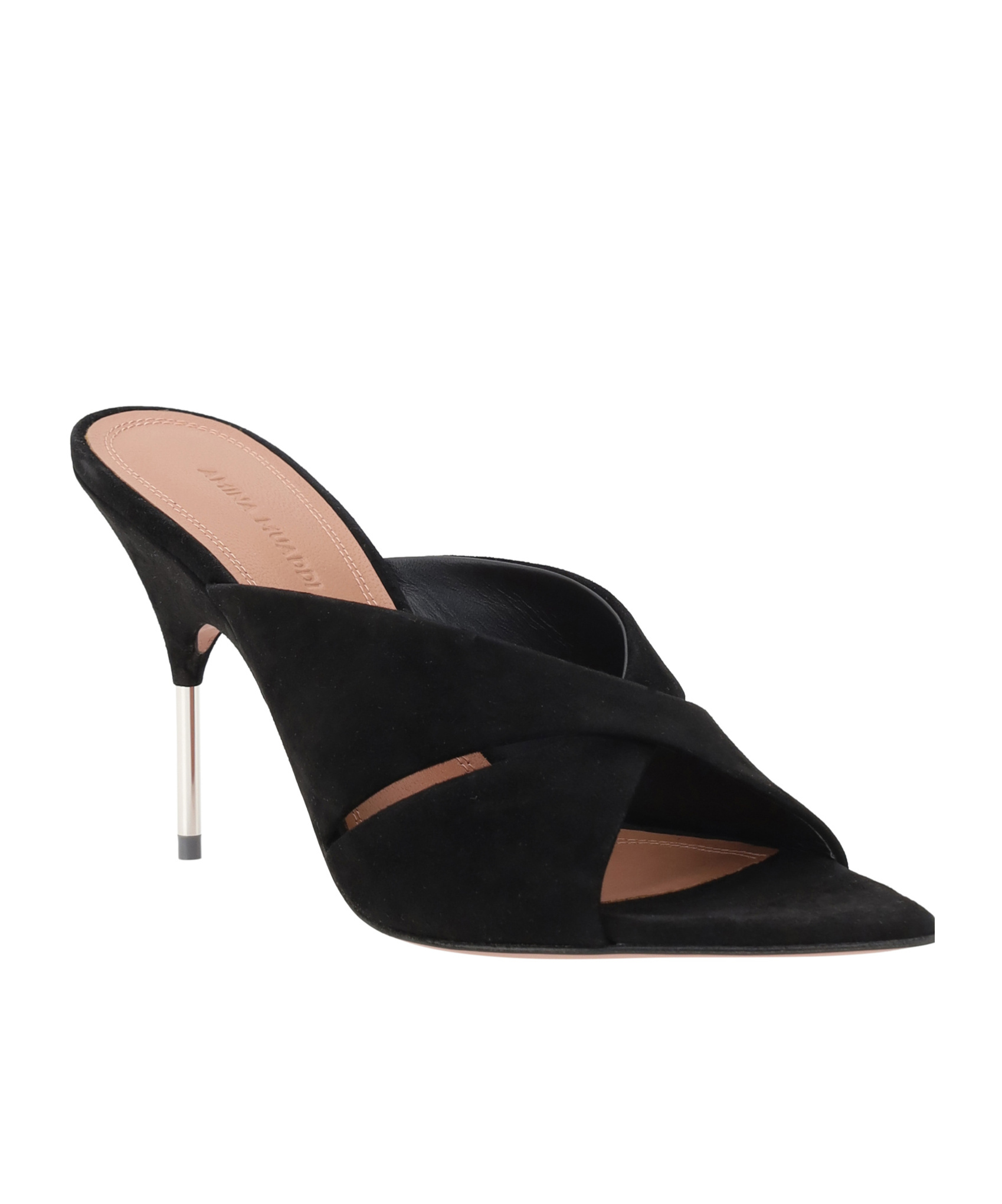Shop Amina Muaddi Samantha High Heel Sandals