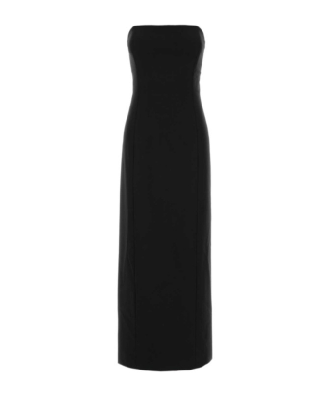 Loulou De Saison Shilo Bustier Midi Dress In Black