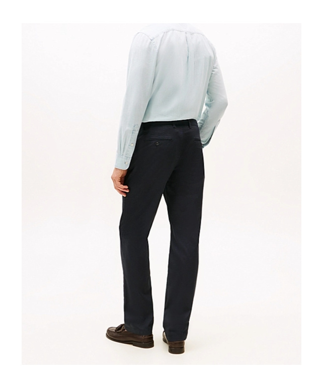 Tommy Hilfiger Belt Loop Casual Pants In Blue