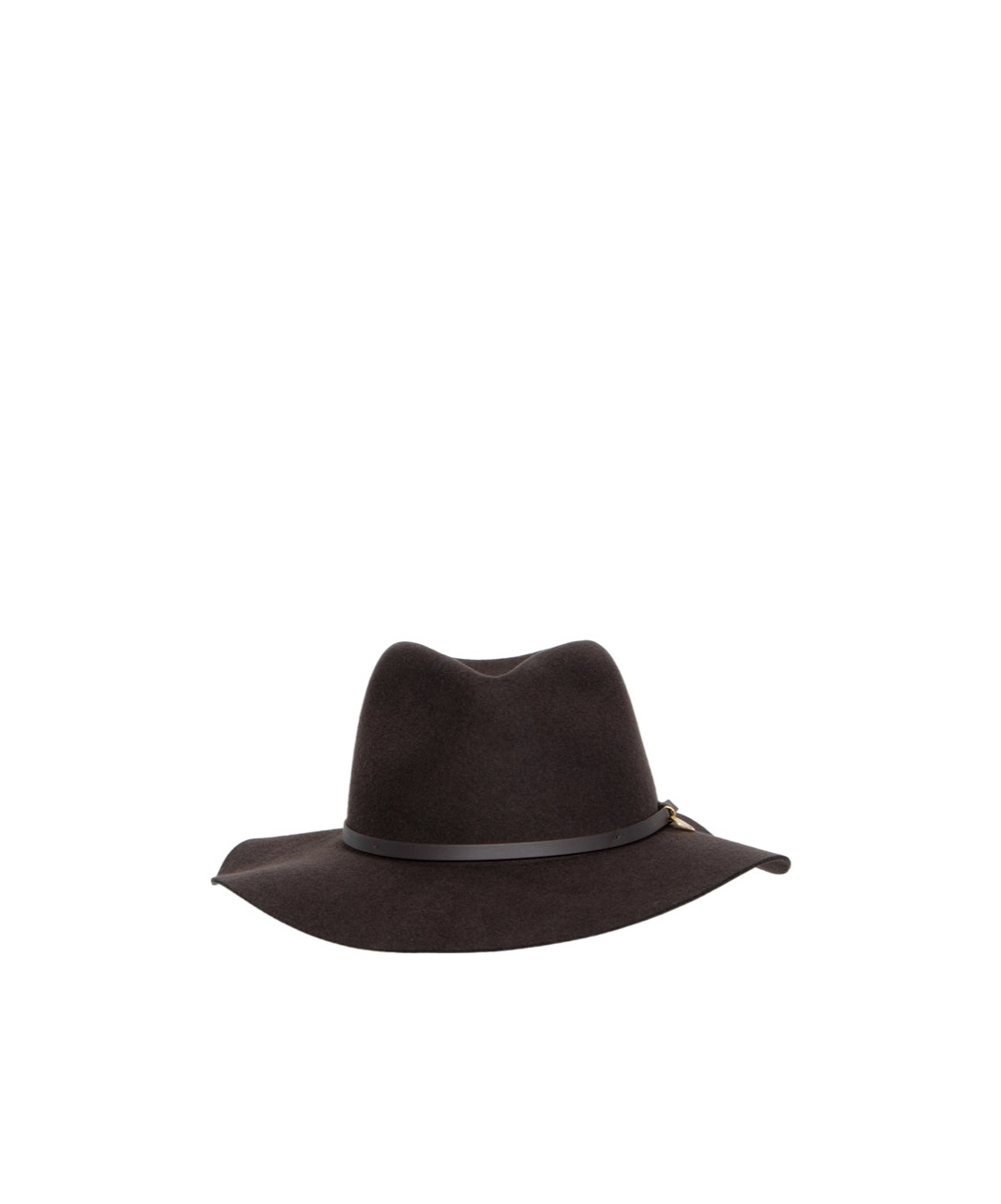 Rag & Bone Wide-rimmed Hat In Deep Espresso Coffee
