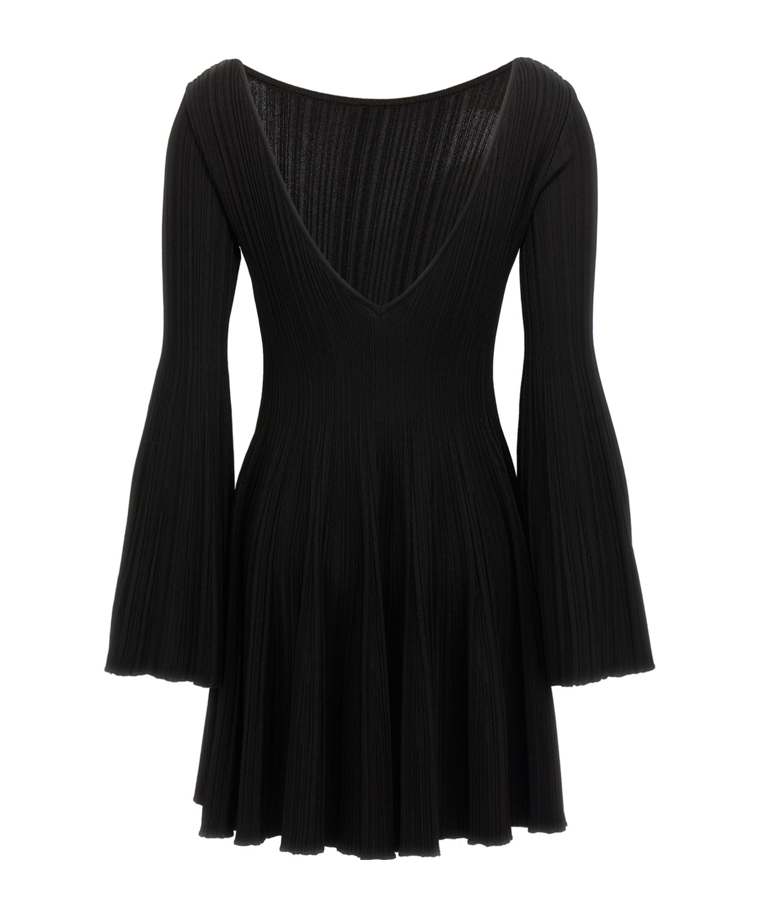 Shop Antonino Valenti Long-sleeved Dress In Black