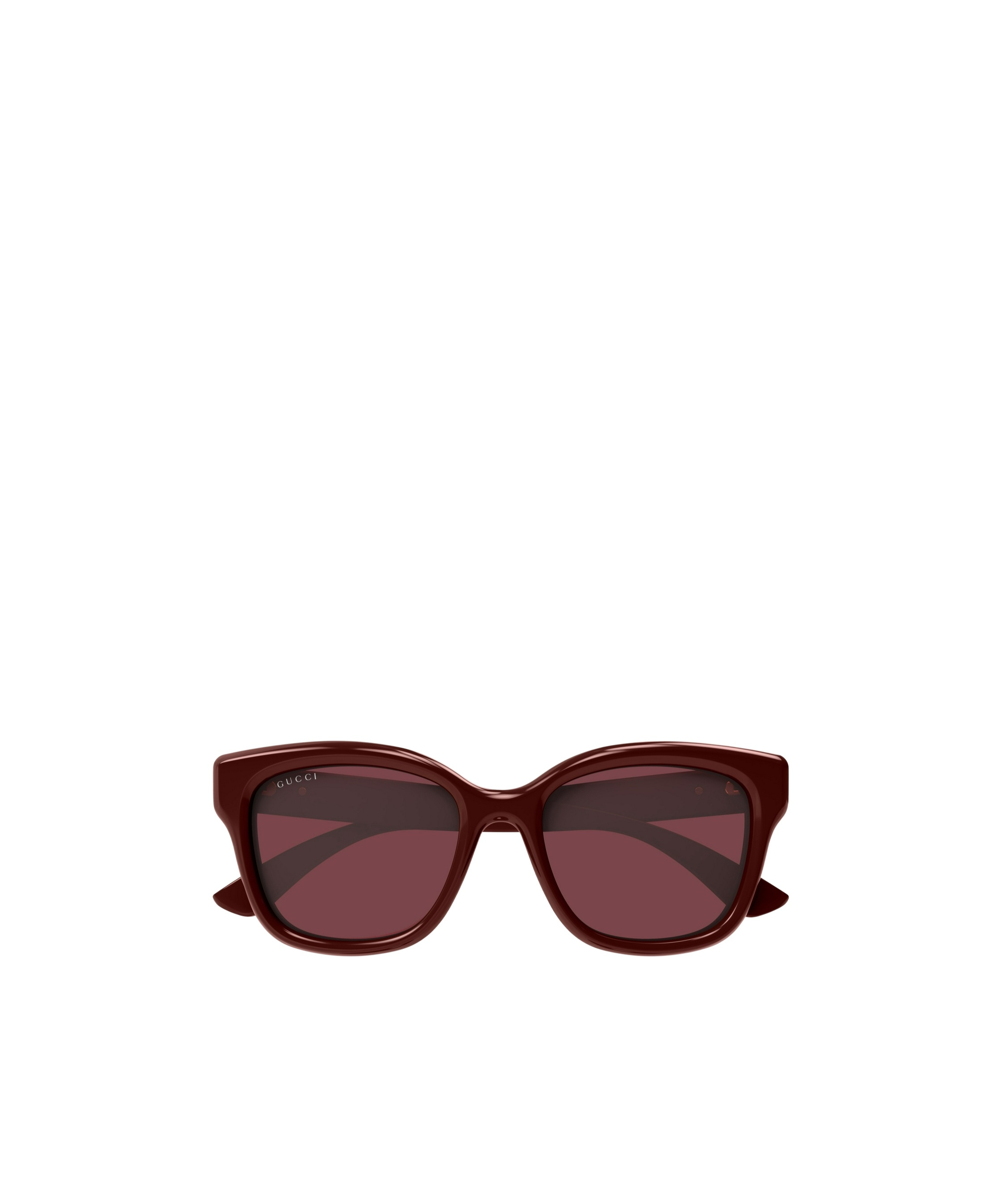 Gucci Geometric Frame Sunglasses In Red