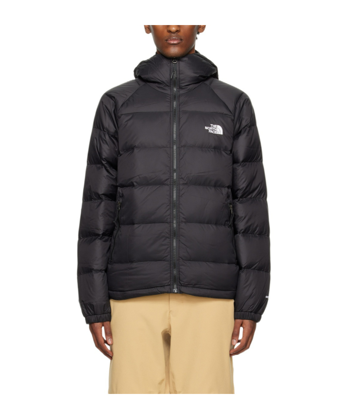 Shop The North Face Hydrenalite Hooded Padded Down Jacket In Black
