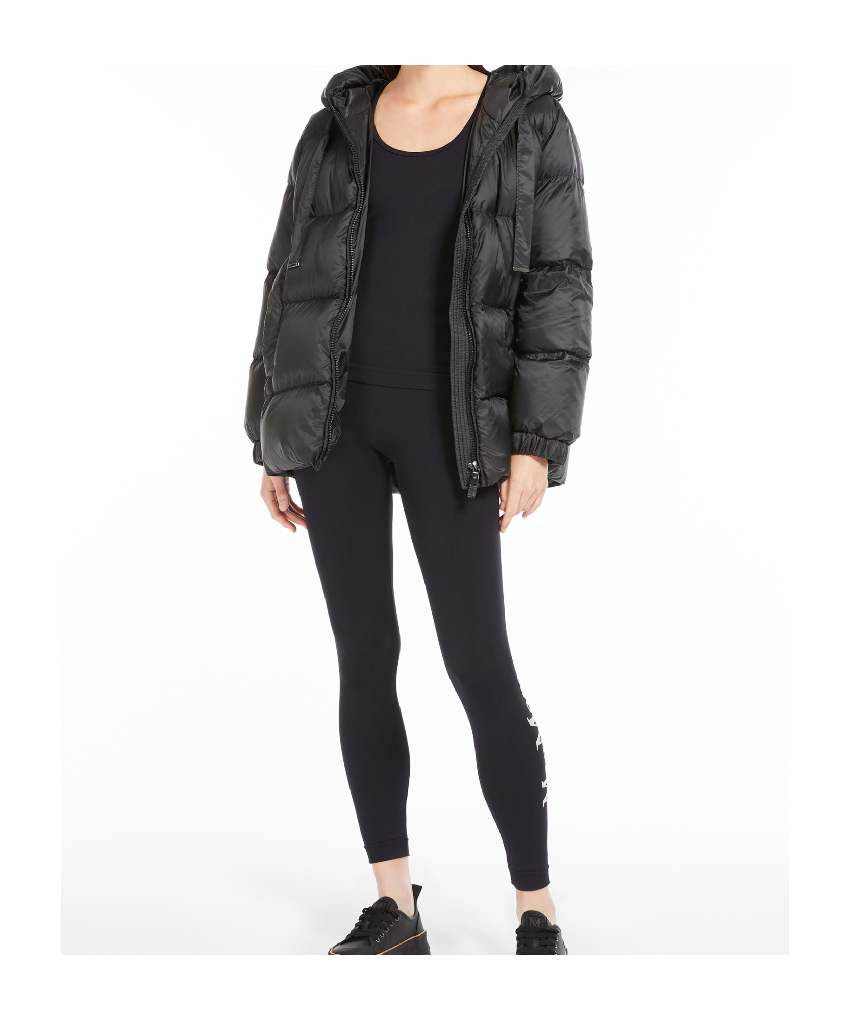Max Mara Waterproof Canvas Down Jacket