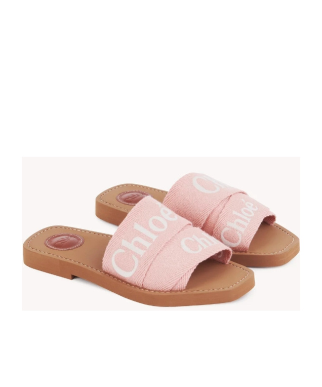 Chloé Open-toed Slippers In Pink