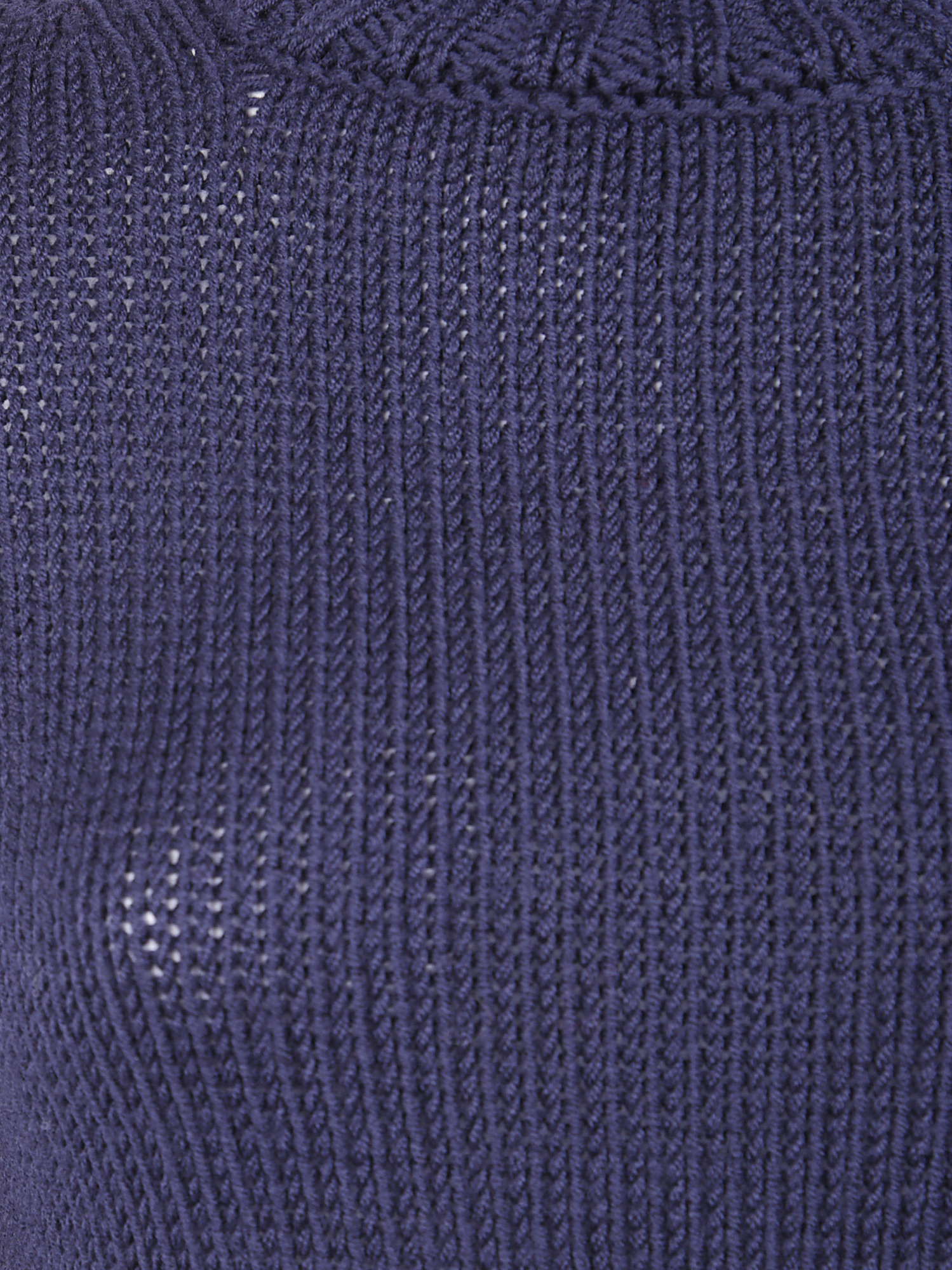 Baserange Ribbed Turtleneck Sweater In Blue