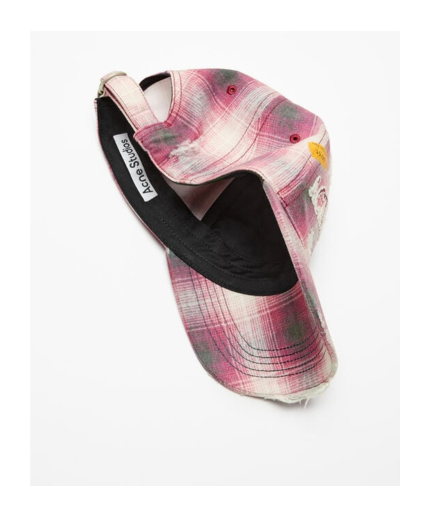 ACNE STUDIOS DISTRESSED BASEBALL CAP 