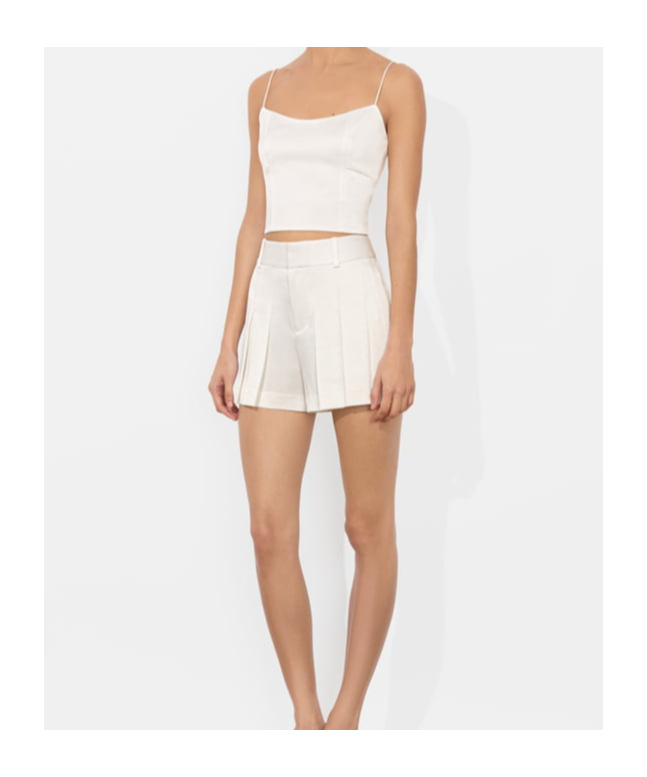 Alice And Olivia Belt Loop Shorts