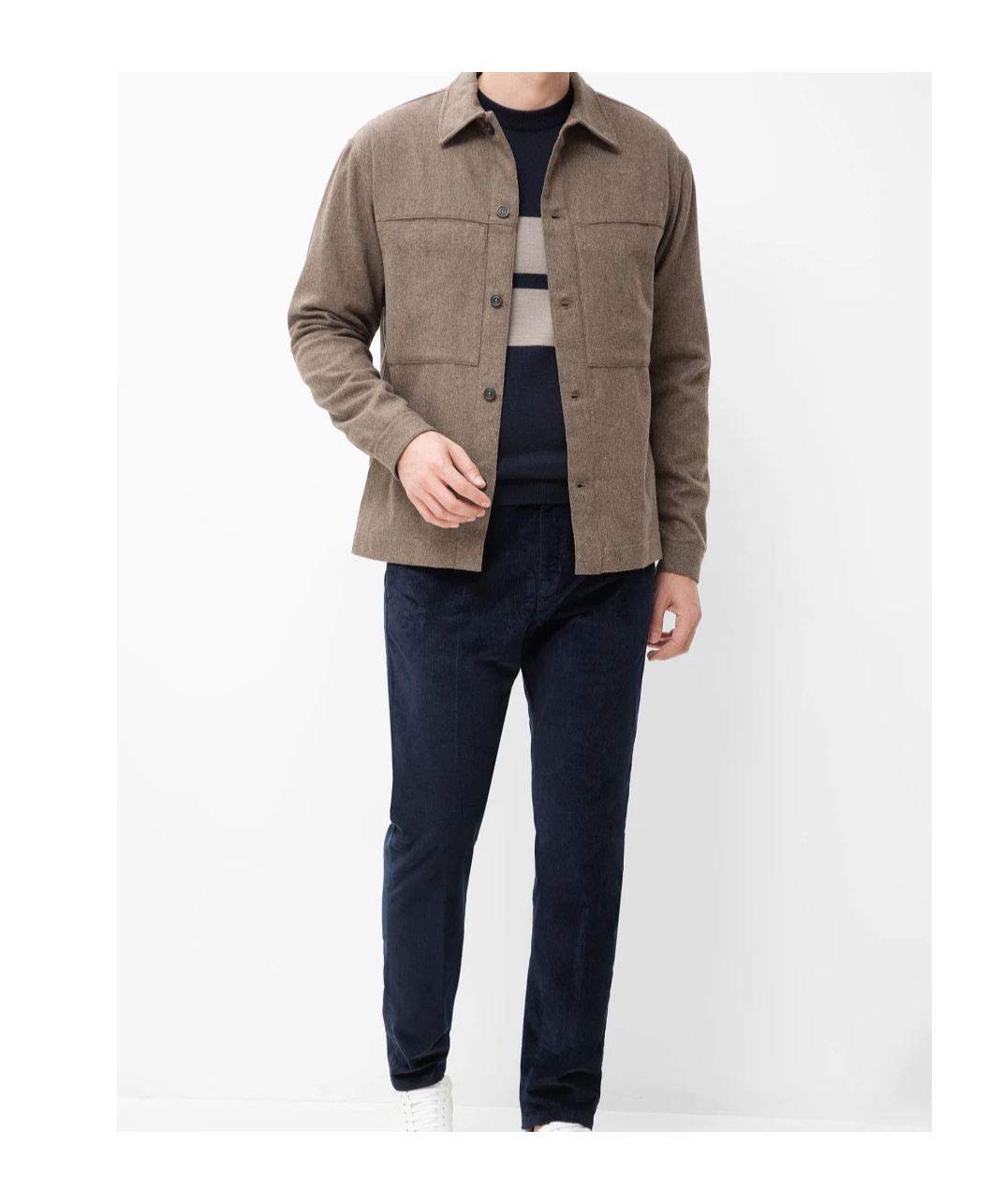 Shop Paul & Shark Long-sleeved Shirt In Gray