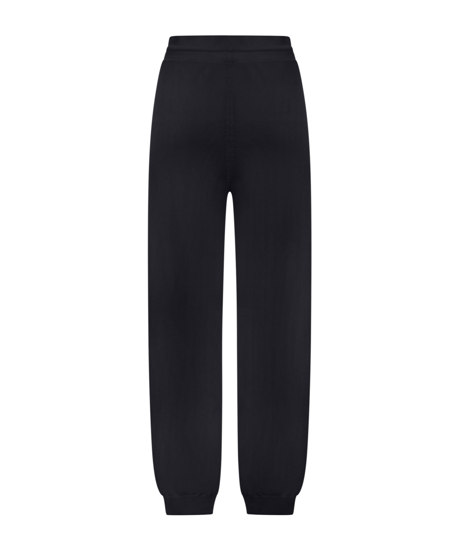 Transit Trousers In Stocking Knit In Black