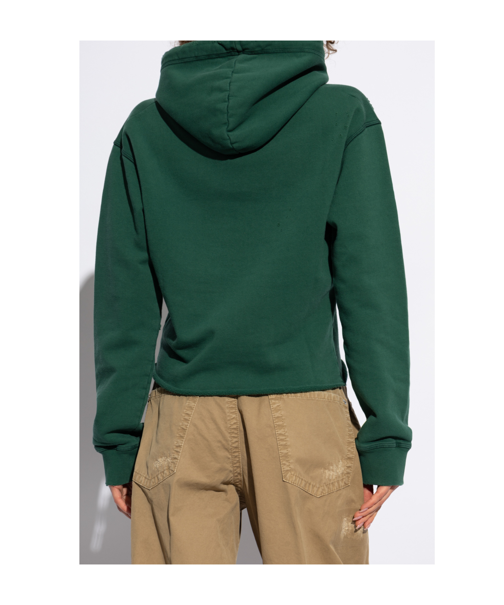 Dsquared2 Long-sleeved Sweater In Green