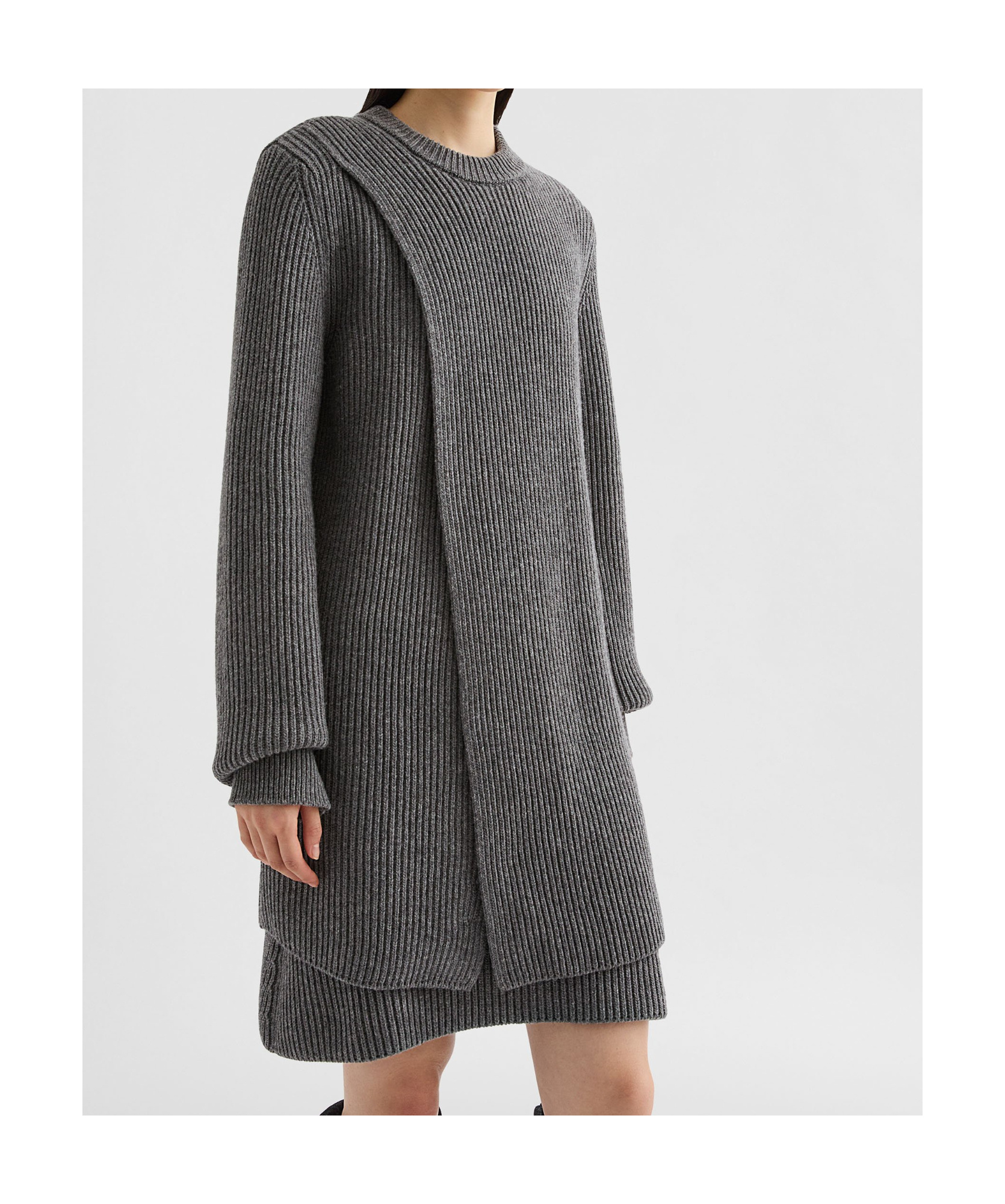 Jil Sander Midweight Wool Mini Dress