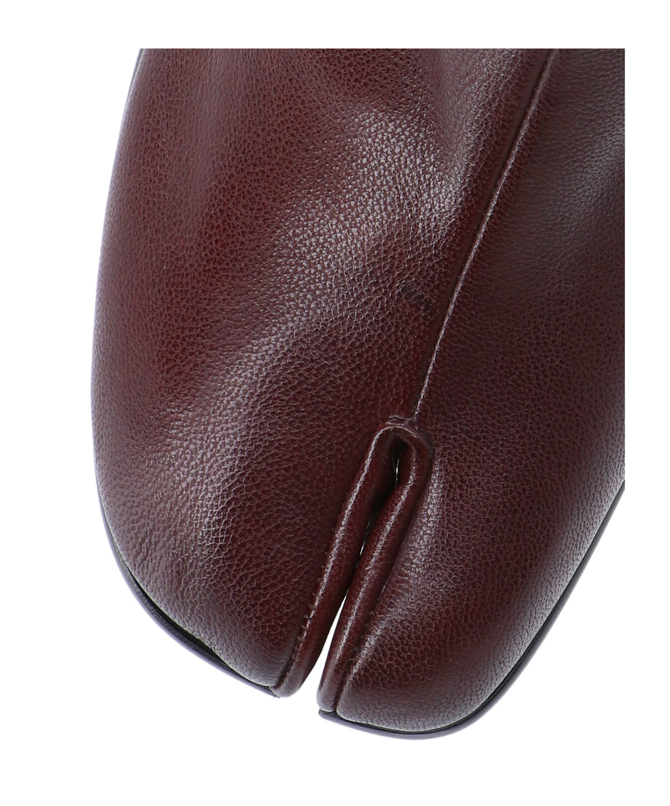 Maison Margiela Textured Ankle Boots Block Heel In Brown