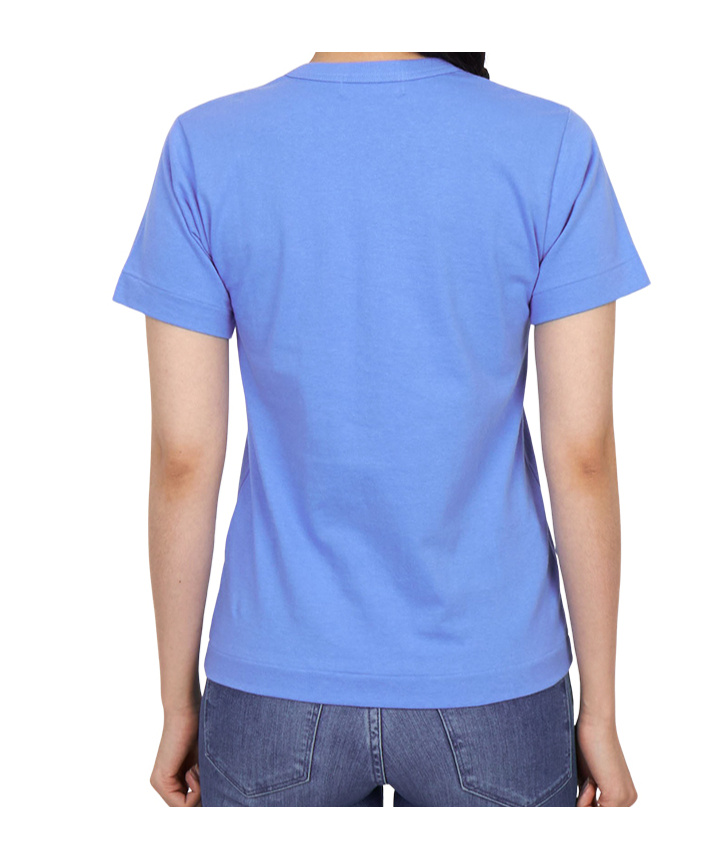 Comme Des Garçons Crew Neck T-shirt In Blue