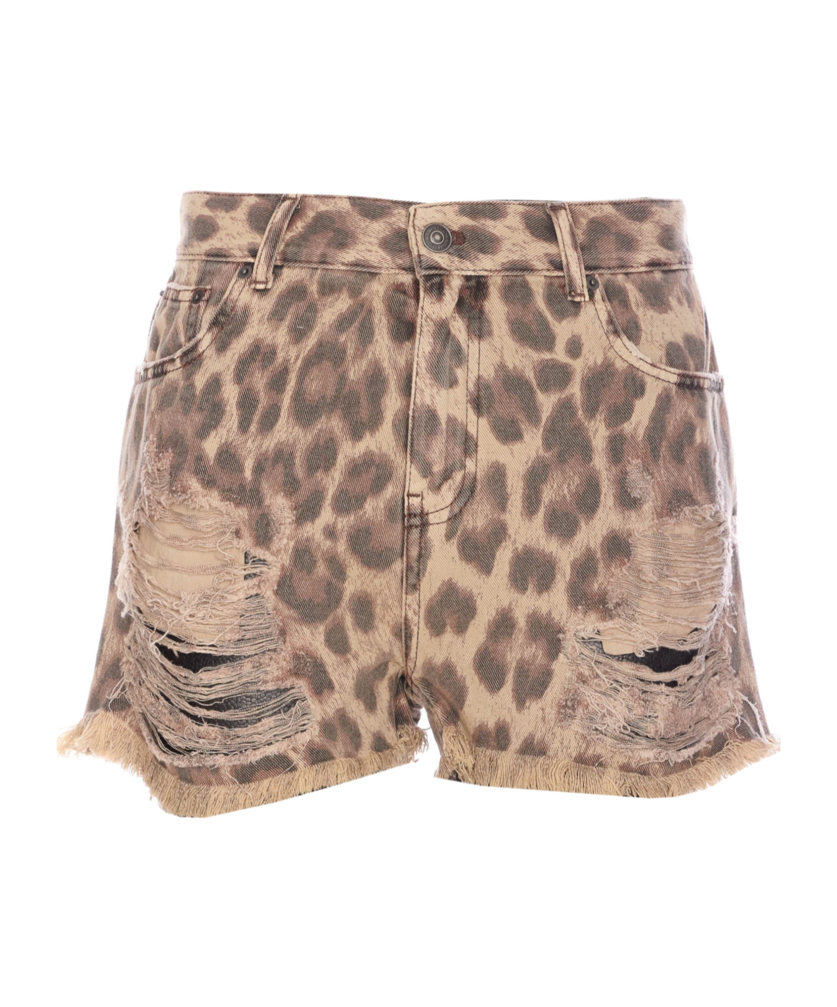 Aniye By Leopard-print Shorts