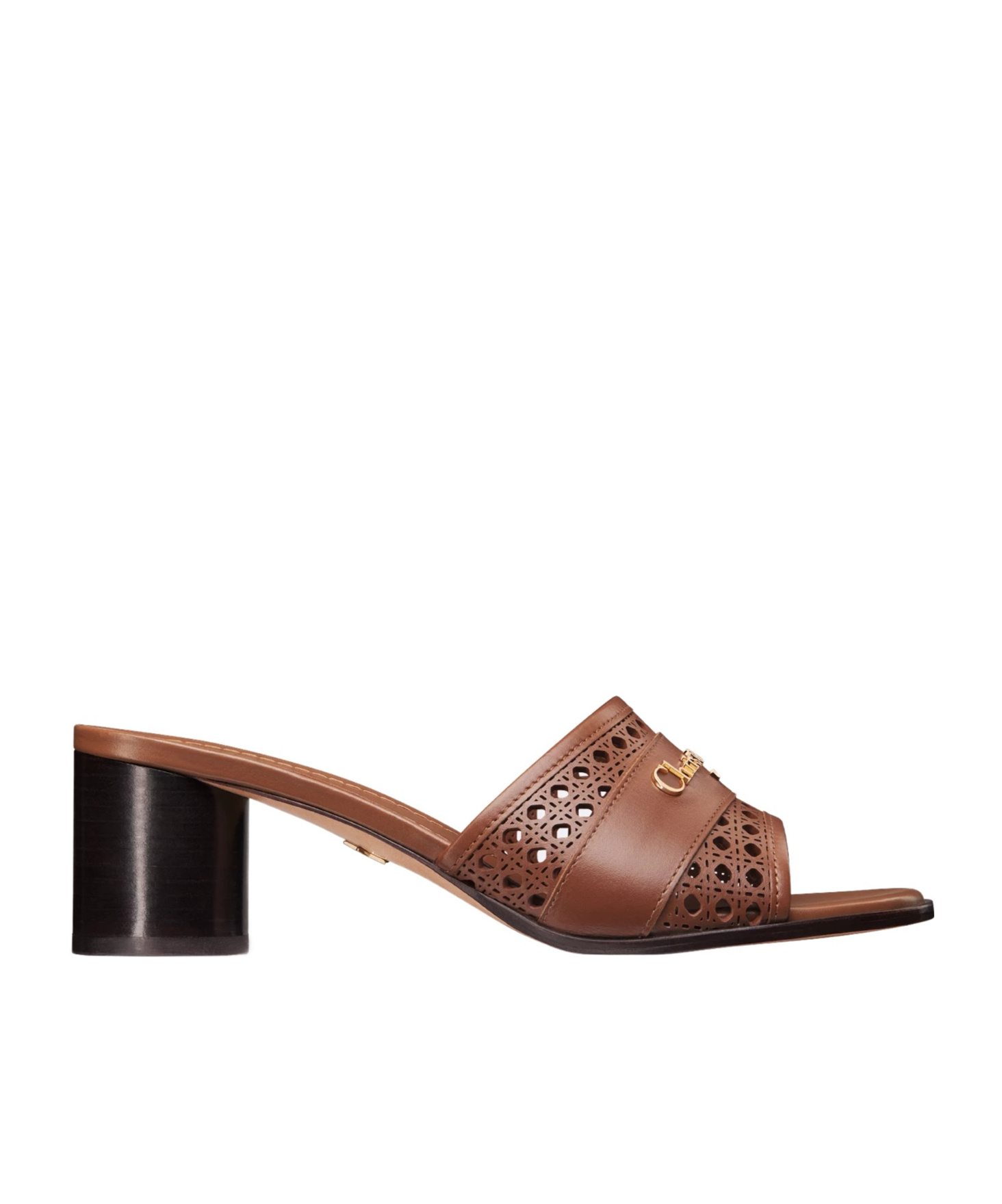 Dior D-lane Heels Sandals In Brown