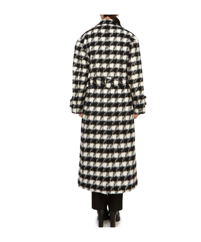 Allsaints Long-sleeved Coat In Multi