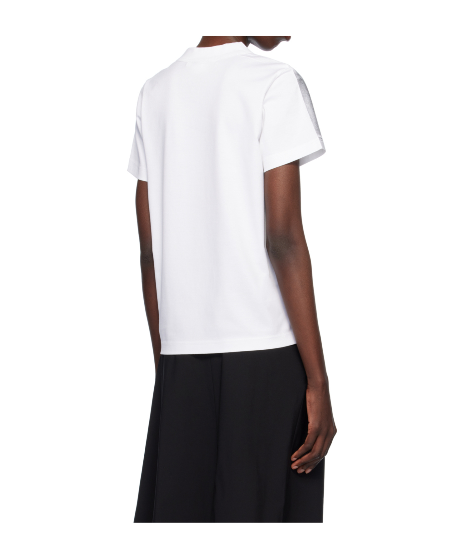Junya Watanabe Ladies Metallic Effect Crewneck T-shirt