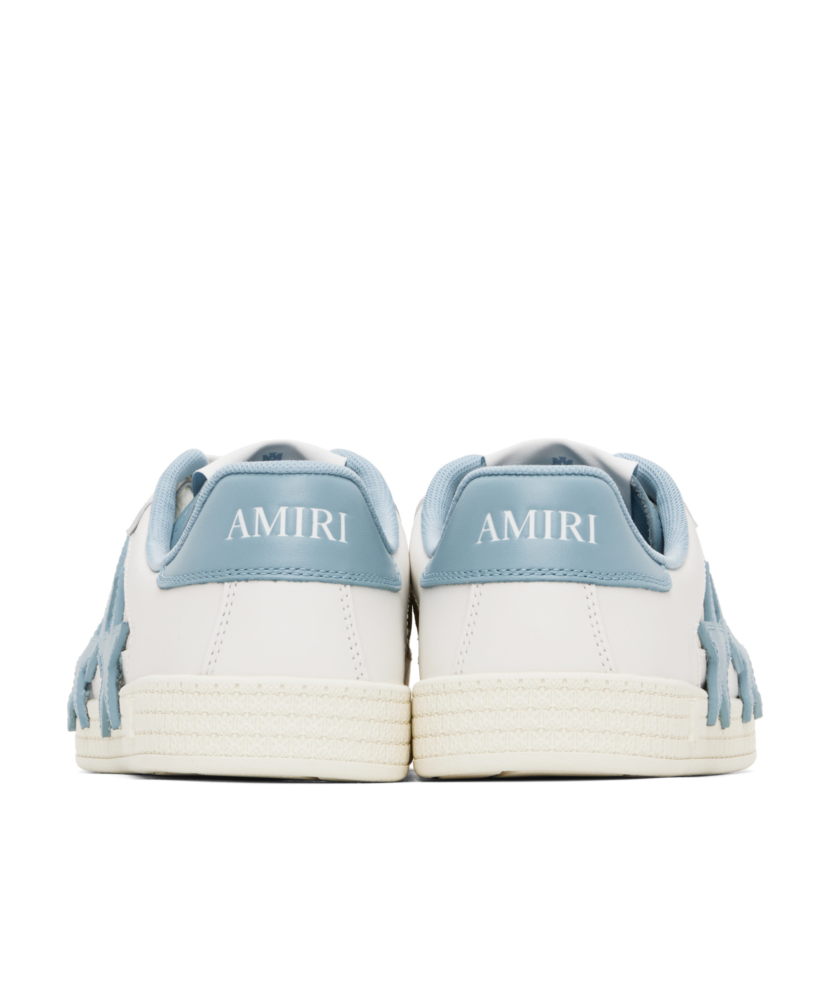 Amiri Lace-up Low-top Sneakers In White