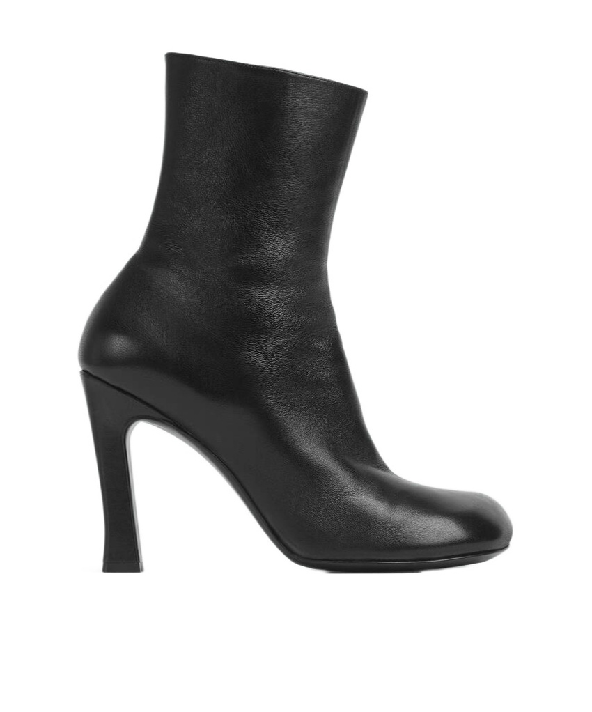Shop Bottega Veneta Nico Ankle Boot In Black