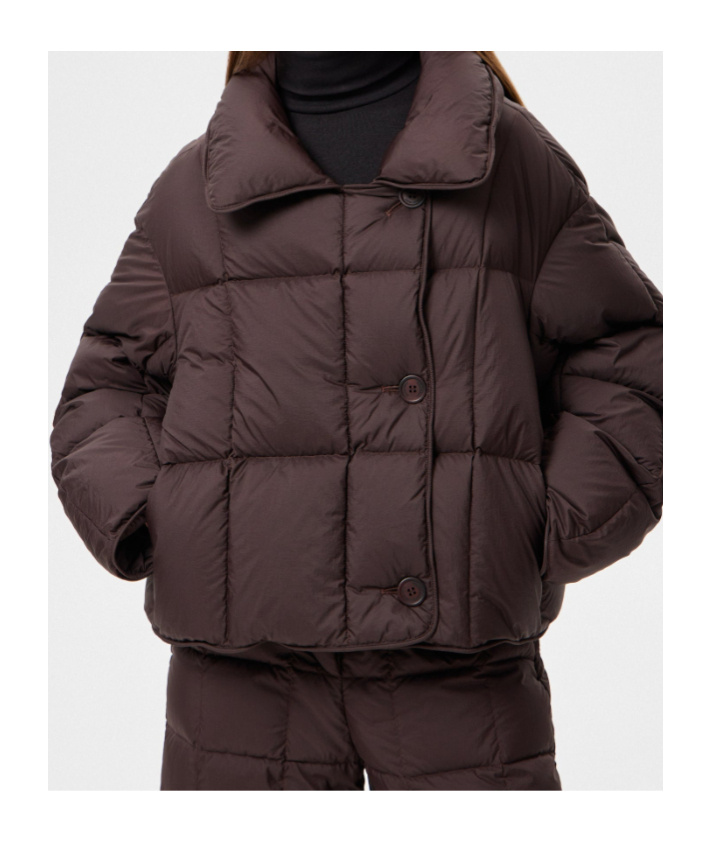 Ienki Ienki Cozy Cloud Micro Jacket In Brown