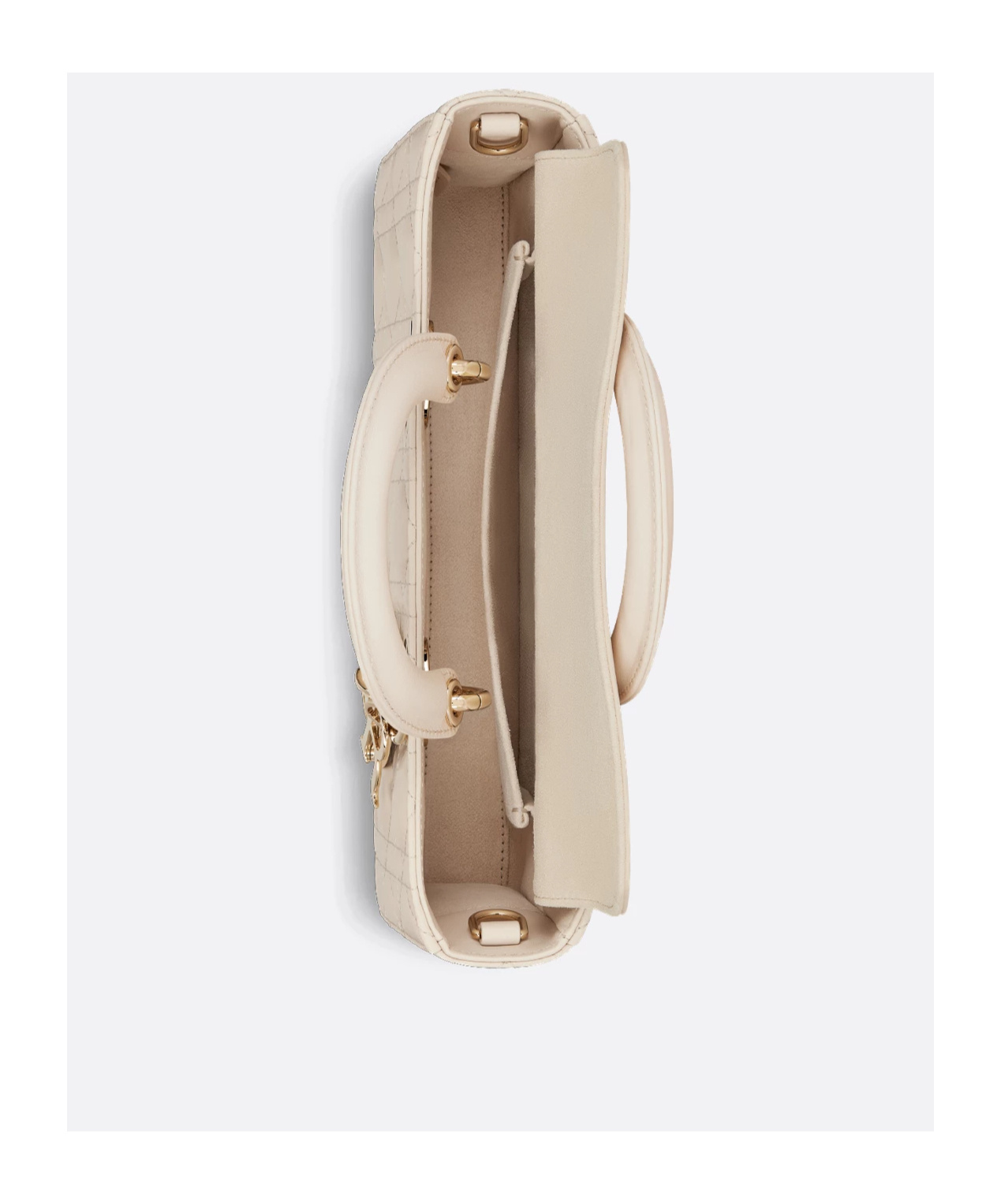 Dior Medium Lady D-joy Bag In Vintage Beige